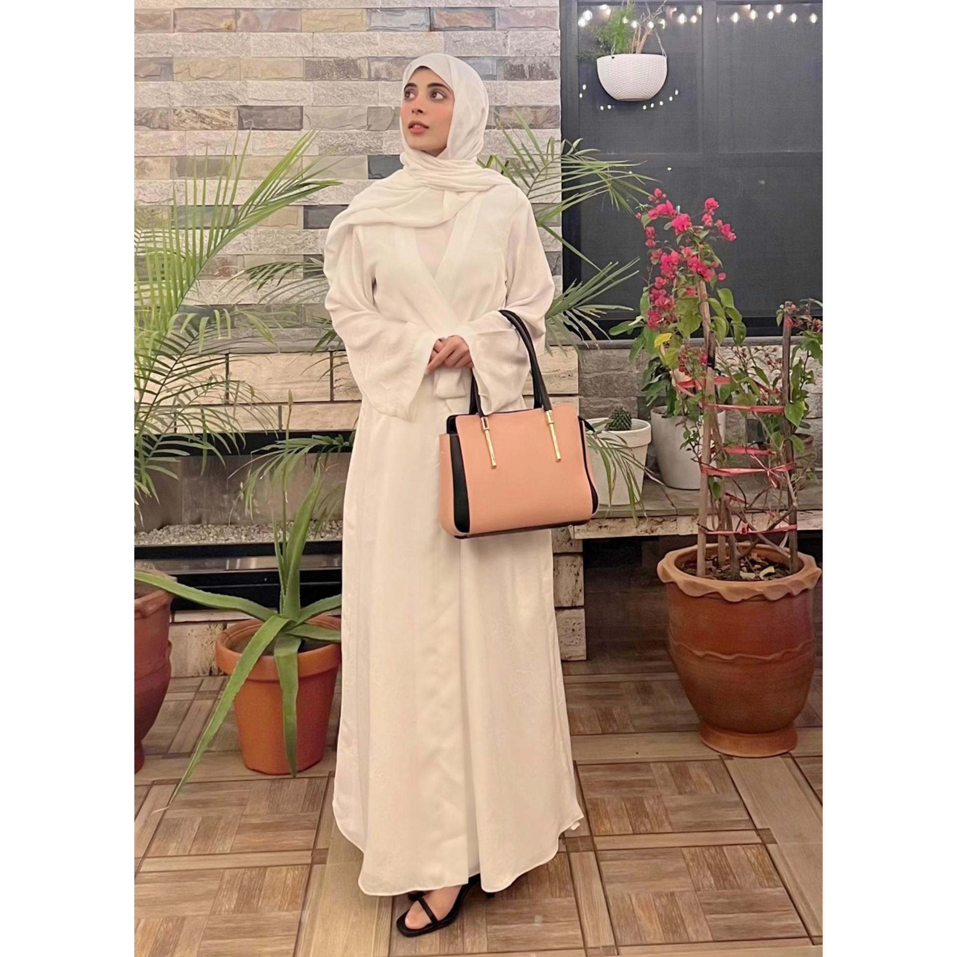 White deals abaya online